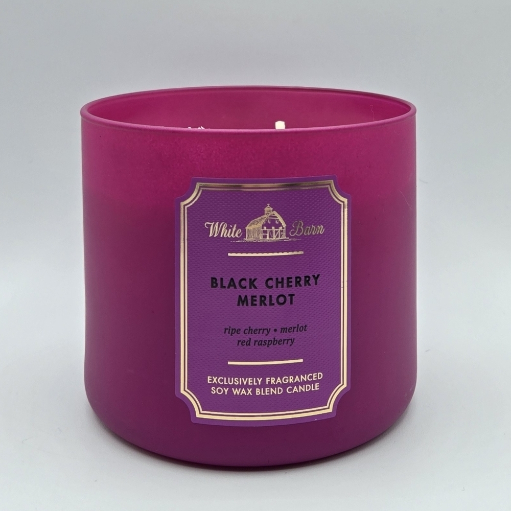 Bath and Body Works Black Cherry Merlot 3 wick Candle